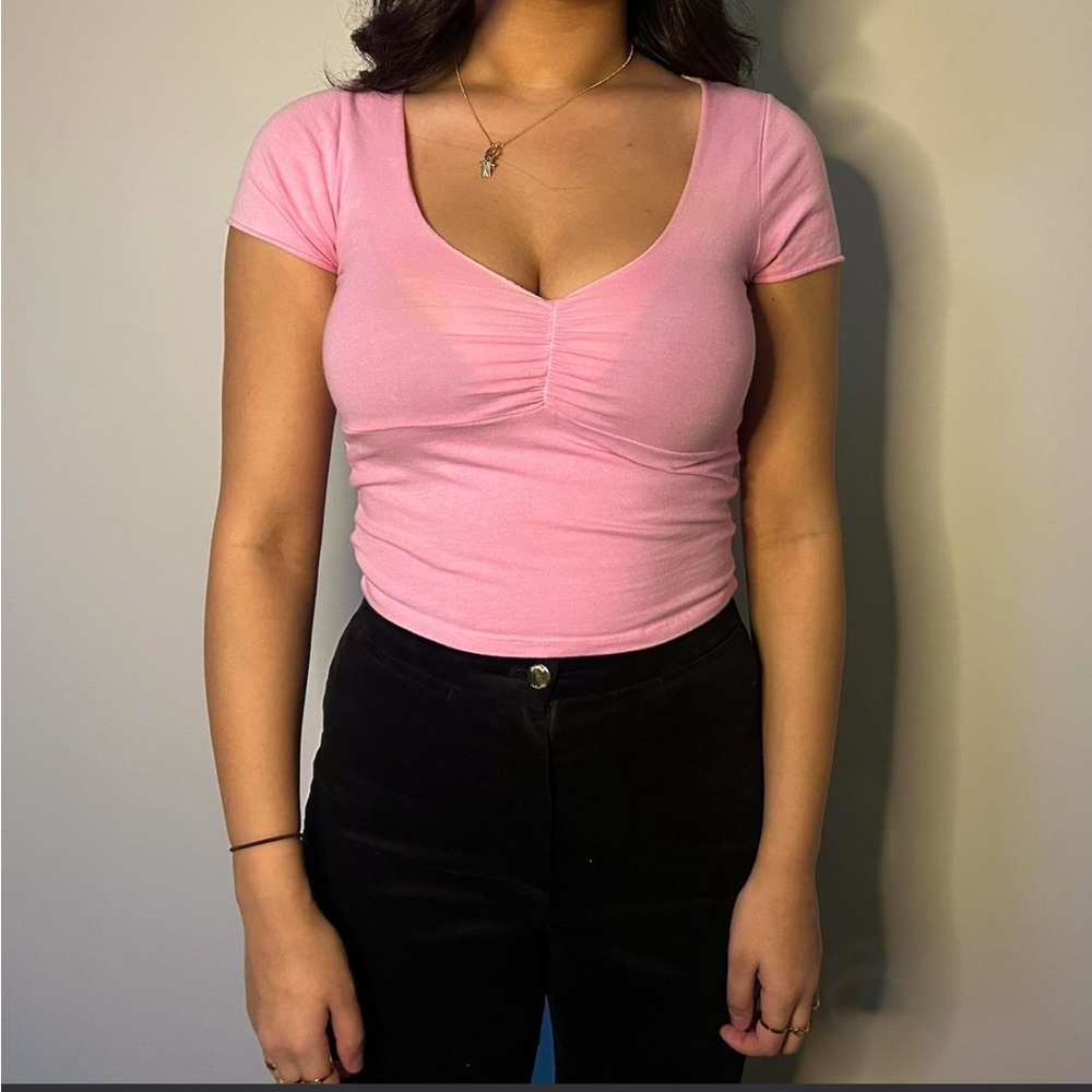 Brandy Melville Pink Top